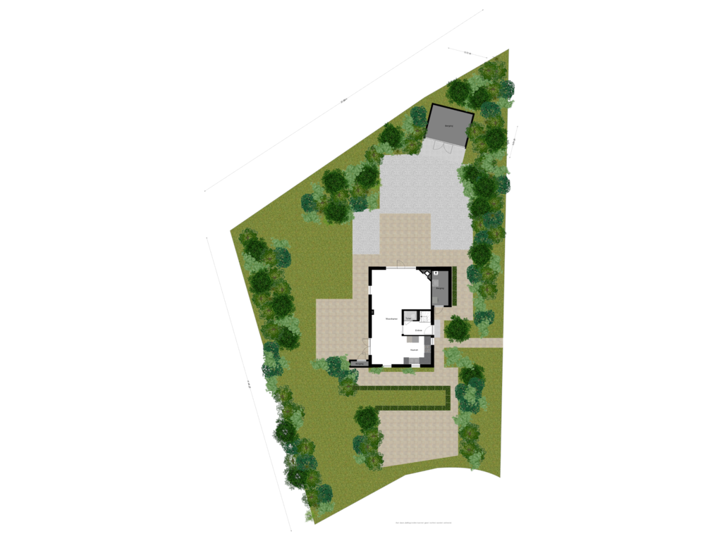 View floorplan of Situatie of Posthoornseweg 5-12