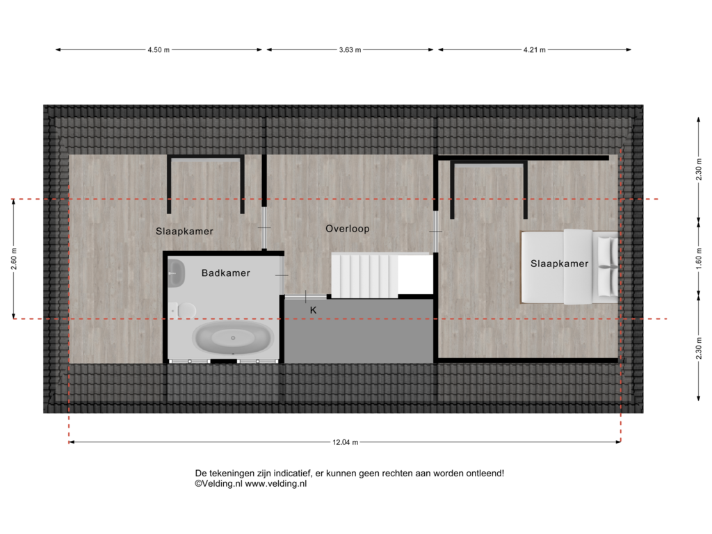 Bekijk plattegrond van Woonlaag 2 van Schaapskooiweg 1