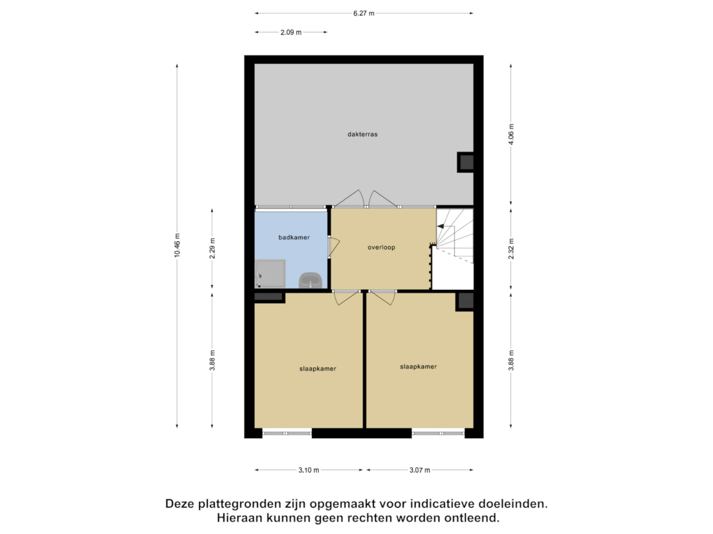 Bekijk plattegrond van Tweede Verdieping van Grevenmacherhof 54