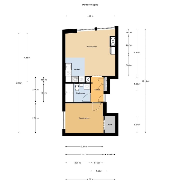 Foto 19 van Lijnbaansgracht 258-C