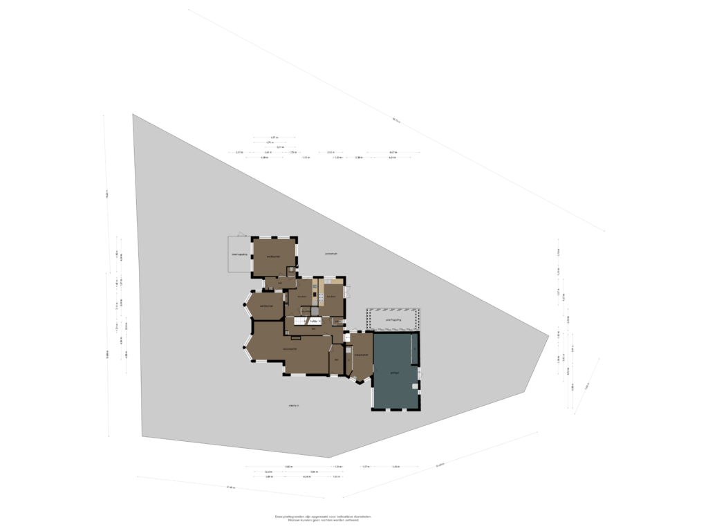 View floorplan of Overzicht woning of Landlustweg 2