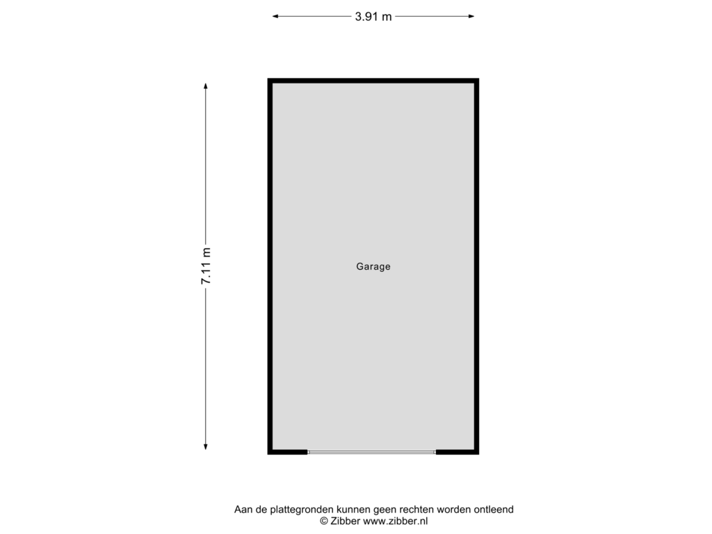 Bekijk plattegrond van Garage van Plein 32