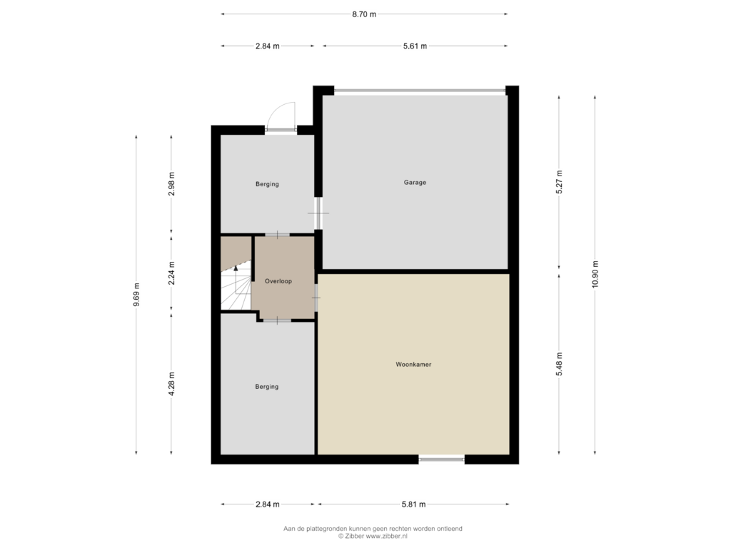 Bekijk plattegrond van Souterrain van Kwaakhaven 8