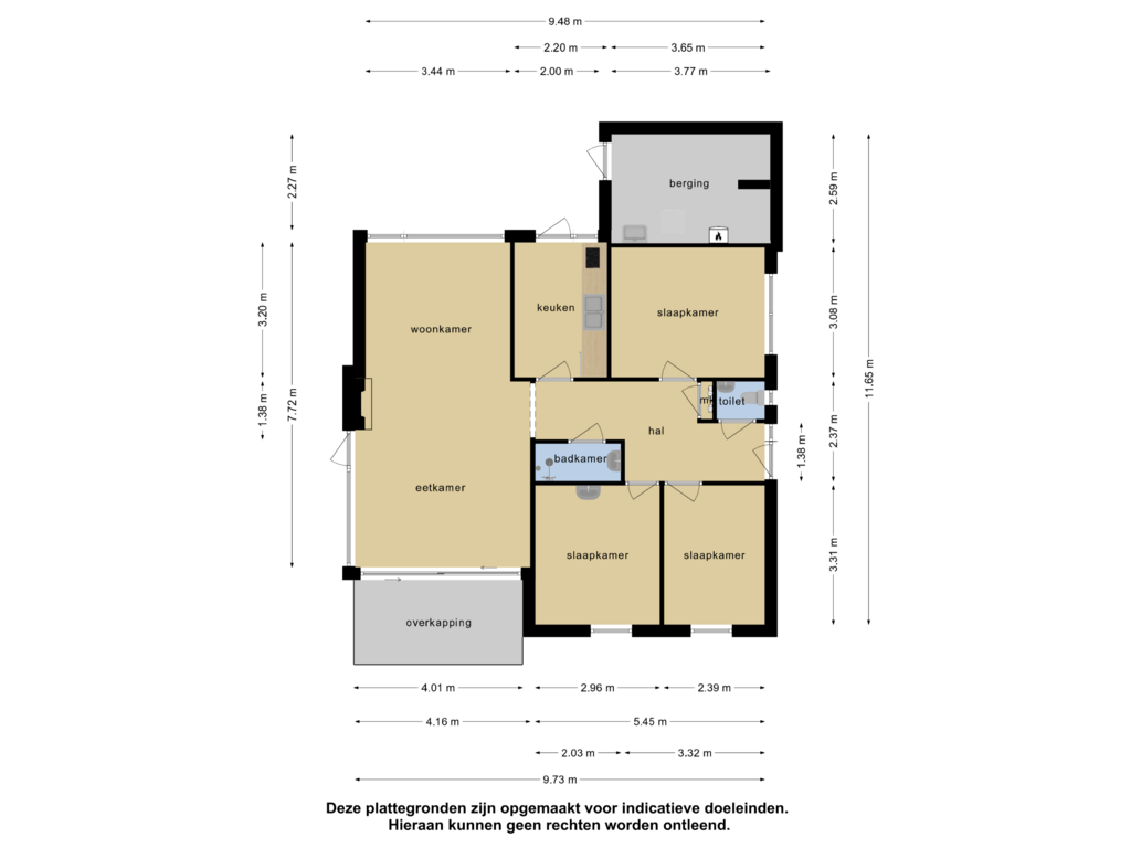 Bekijk plattegrond van Appartement van Magnolialaan 22