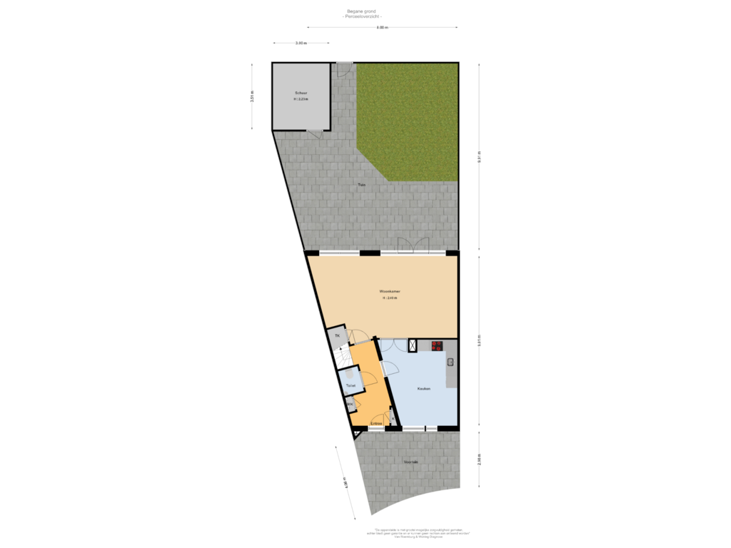 Bekijk plattegrond van BG overzicht van Matissehof 161