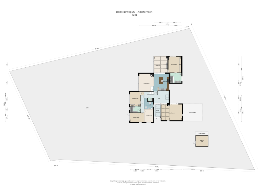 Bekijk plattegrond van TUIN van Bankrasweg 29