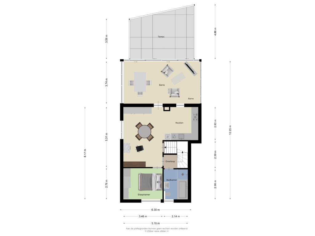 View floorplan of Eerste Verdieping of Welgelegenweg 19