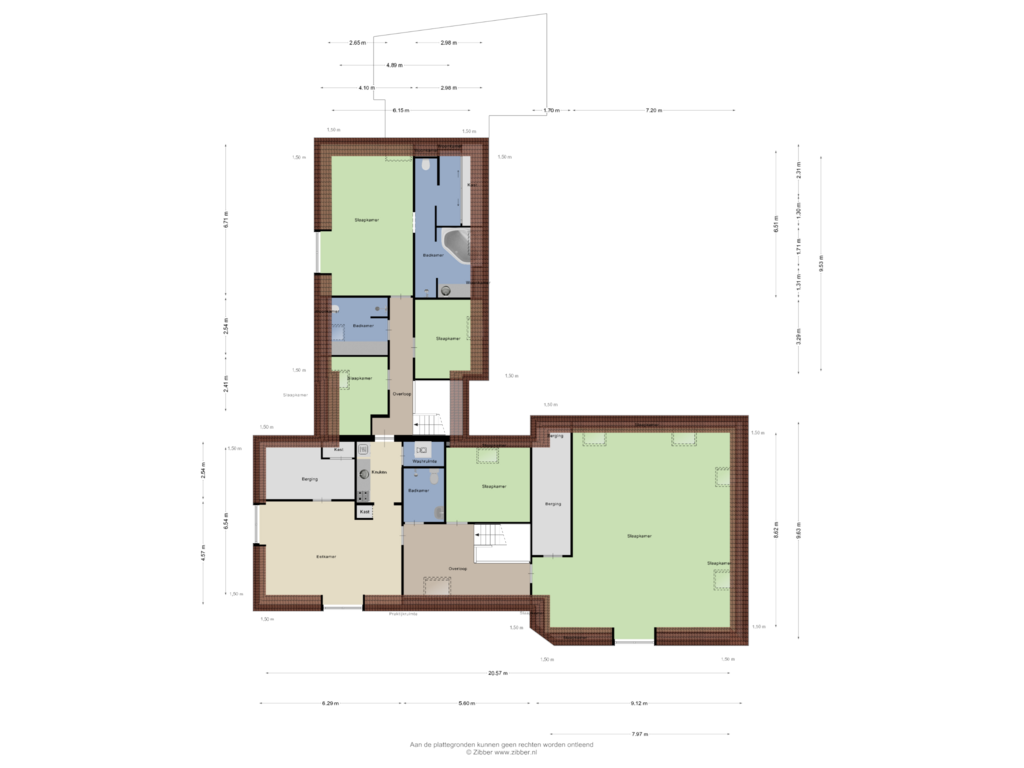 Bekijk plattegrond van Eerste Verdieping van Stationsweg 4