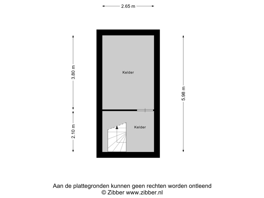 Bekijk plattegrond van Kelder van Stationsweg 4