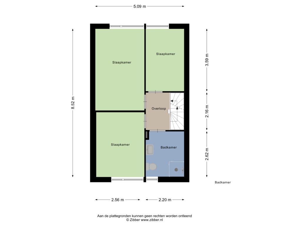 Bekijk plattegrond van Eerste Verdieping van Haghoeksweg 10