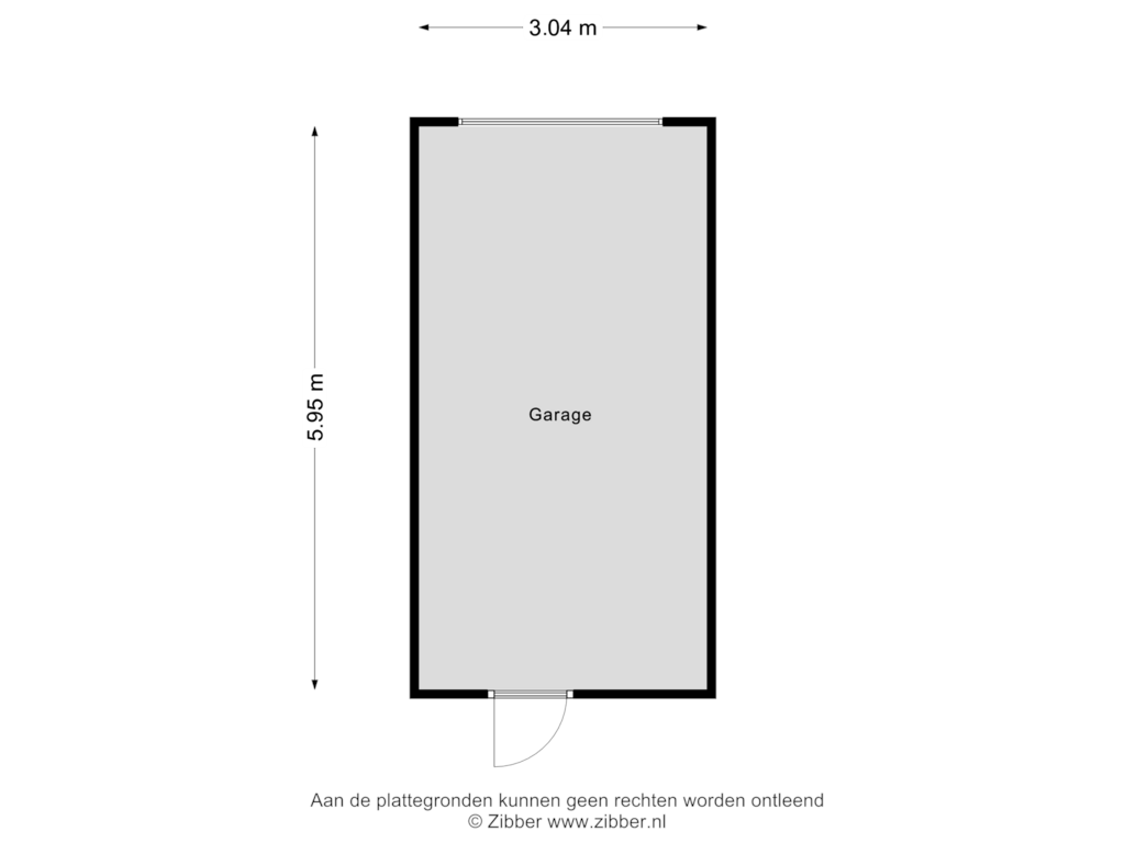 Bekijk plattegrond van Garage van Haghoeksweg 10