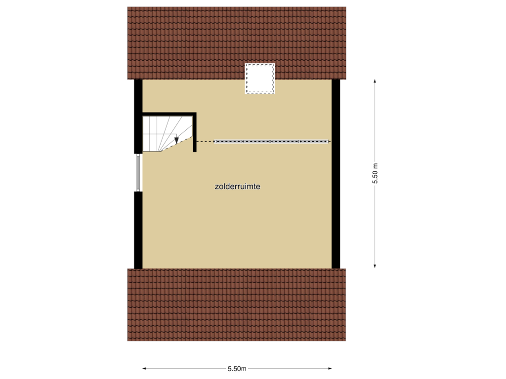 Bekijk plattegrond van 2e verdieping van Wethouder Schaarsstraat 3