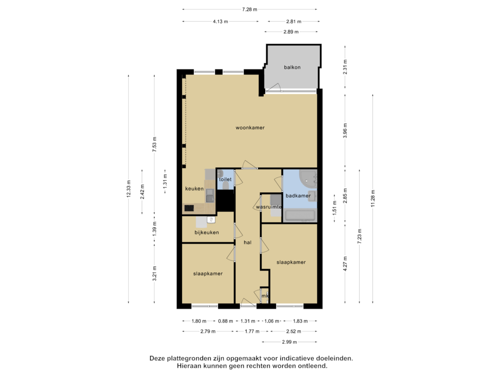 Bekijk plattegrond van Appartement van Conradwerf 94