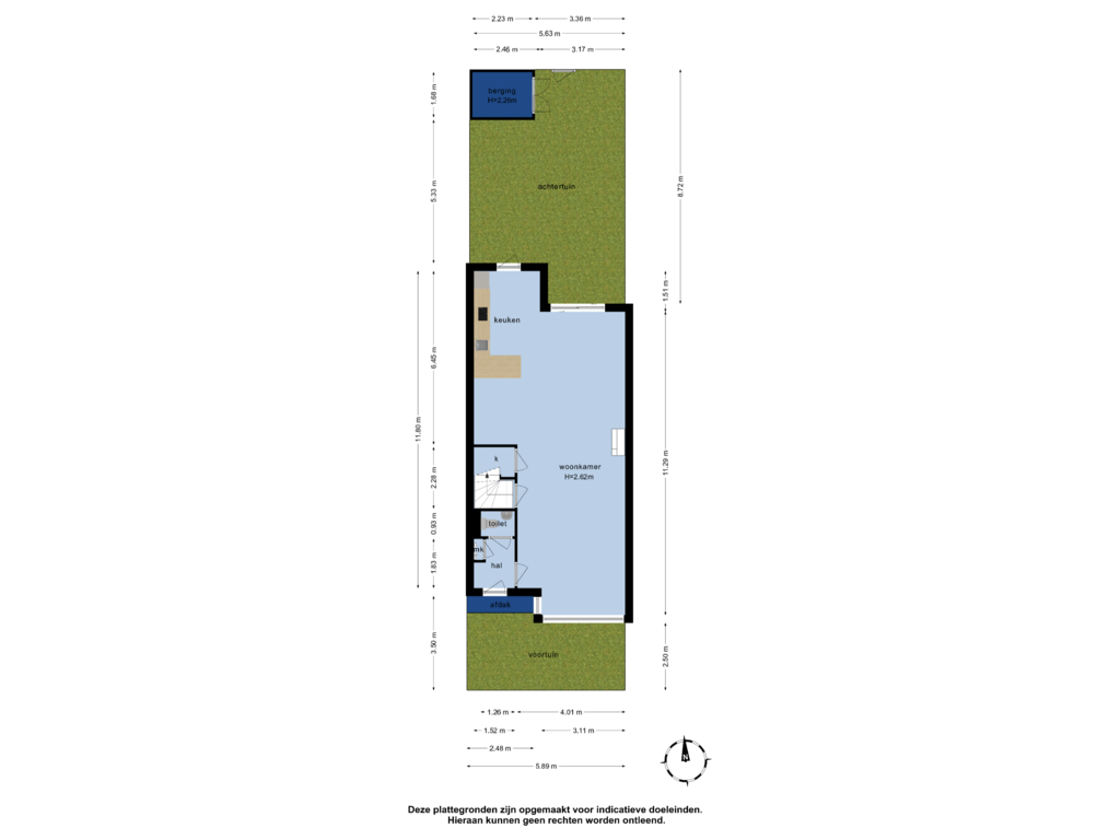 Bekijk plattegrond van Overzicht woning van Grote Ven 5