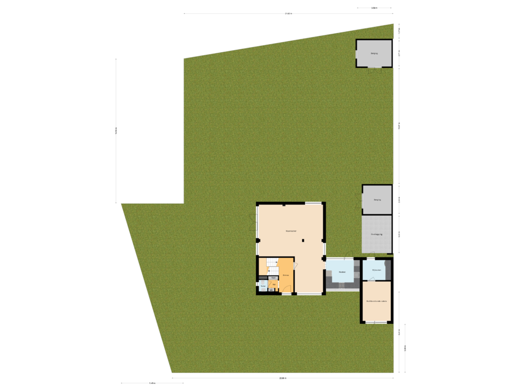 Bekijk plattegrond van Situatie van Stresemann-Nes 19