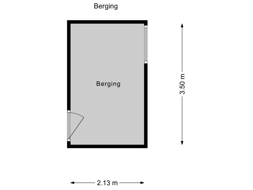 View floorplan of Berging of Melis Stokezijde 8