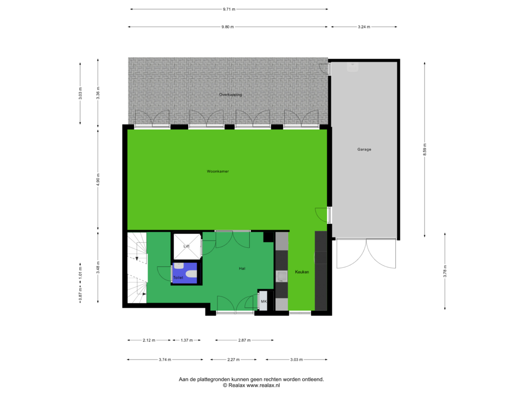 Bekijk plattegrond van Begane grond van Remmerstein 41