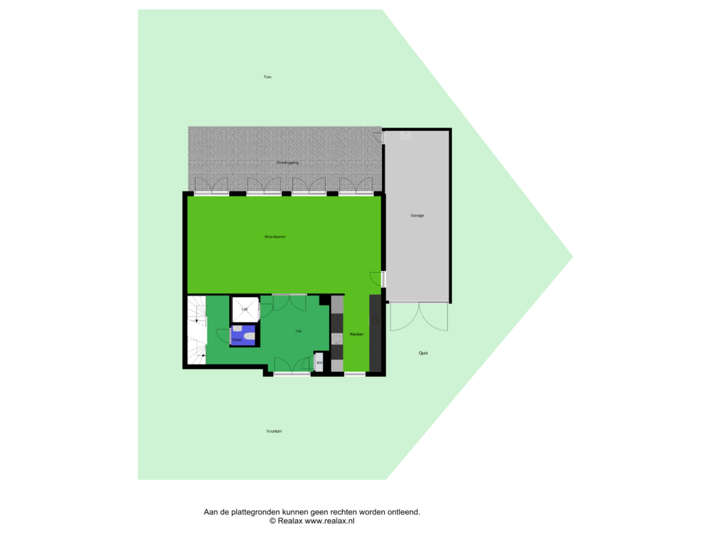 Bekijk plattegrond van Begane grond tuin van Remmerstein 41