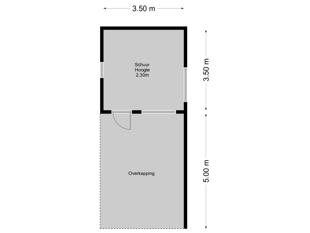 Bekijk plattegrond van Schuur van Vreelandseweg 37