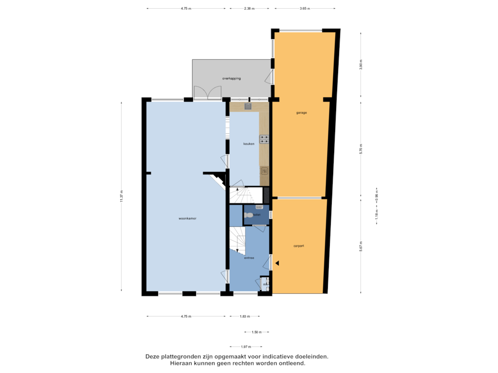 Bekijk plattegrond van Begane Grond van Sint Janstraat 26