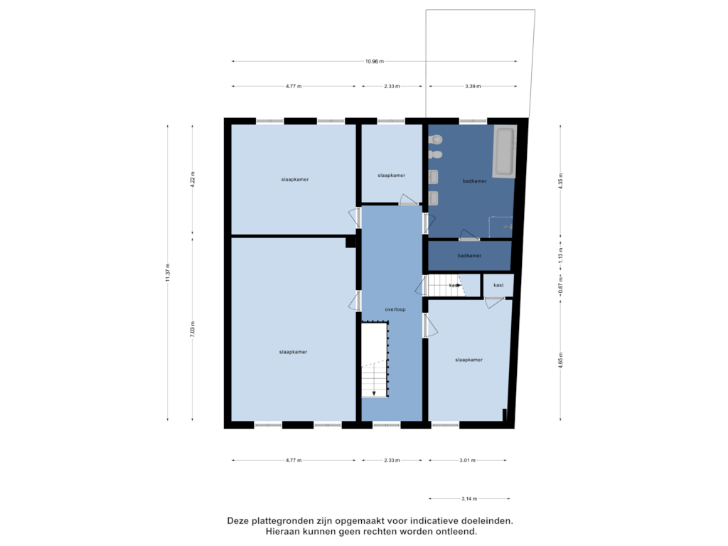 Bekijk plattegrond van Eerste Verdieping van Sint Janstraat 26