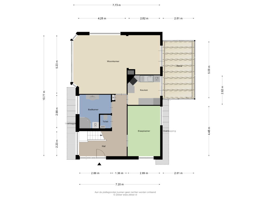 Bekijk plattegrond van Begane Grond van Dorpsstraat 41