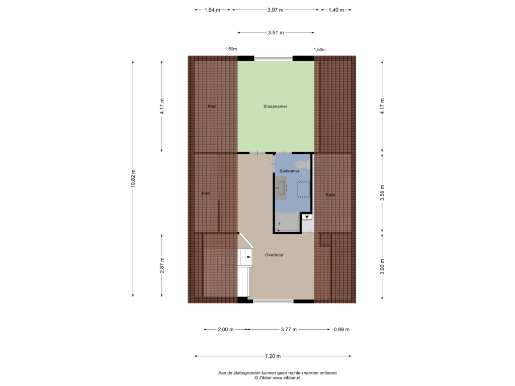 Bekijk plattegrond van Eerste Verdieping van Dorpsstraat 41