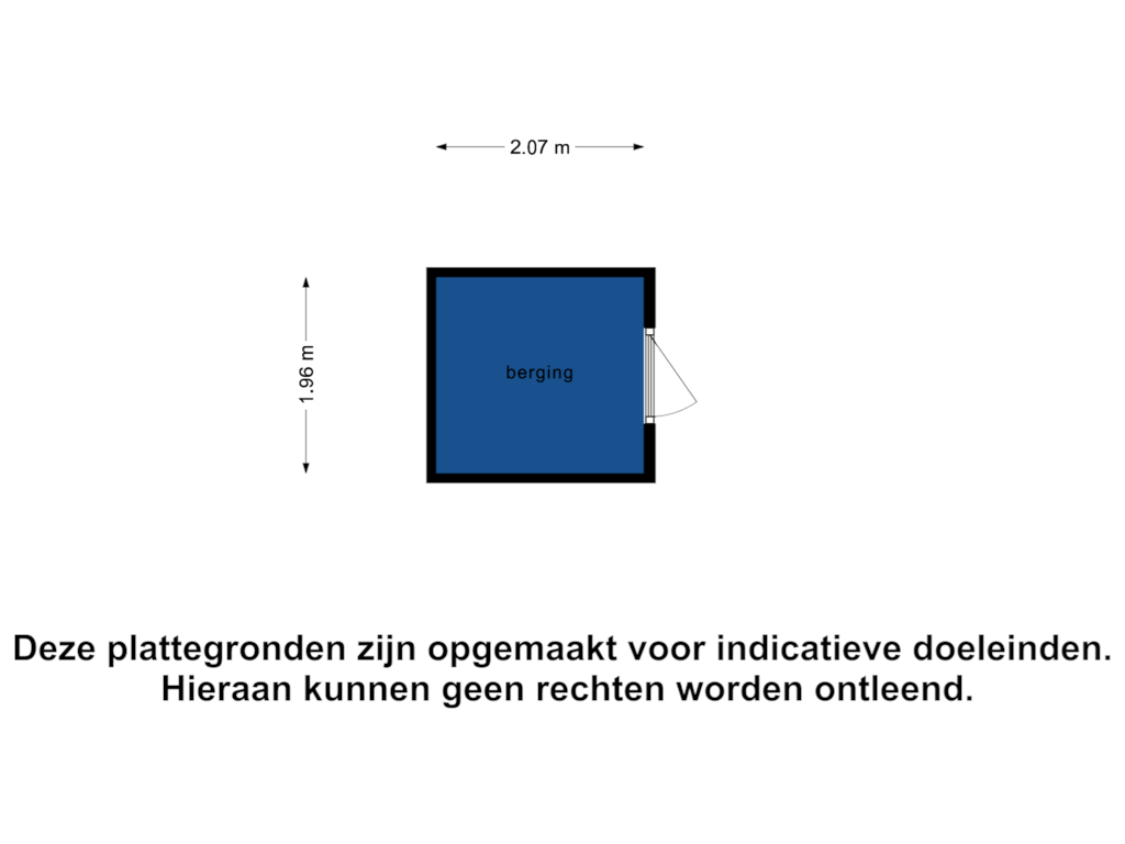 Bekijk plattegrond van Berging van Molenstraat 9-C