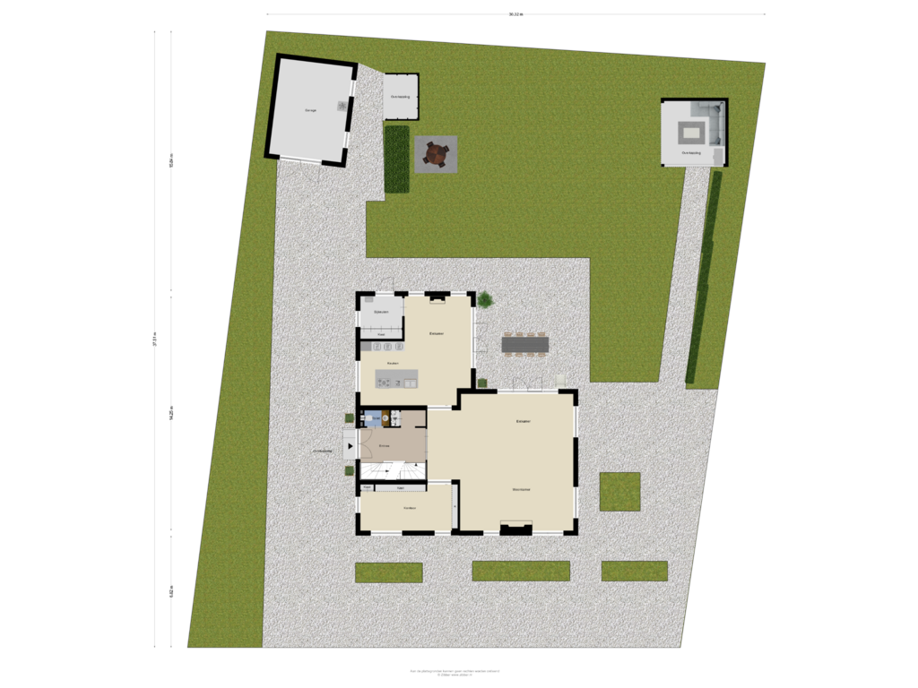 Bekijk plattegrond van Begane Grond-Tuin van van Brouchovenlaan 6