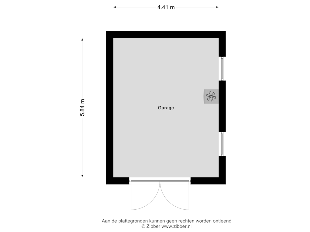 Bekijk plattegrond van Garage van van Brouchovenlaan 6