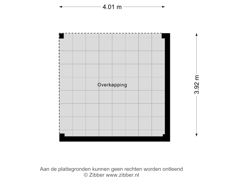 Bekijk plattegrond van Overdekt terras van van Brouchovenlaan 6