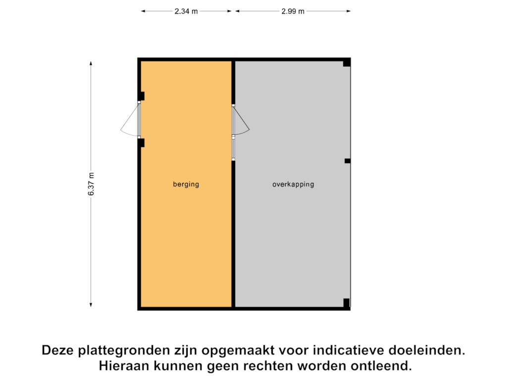 View floorplan of Berging of Wilrijkstraat 13