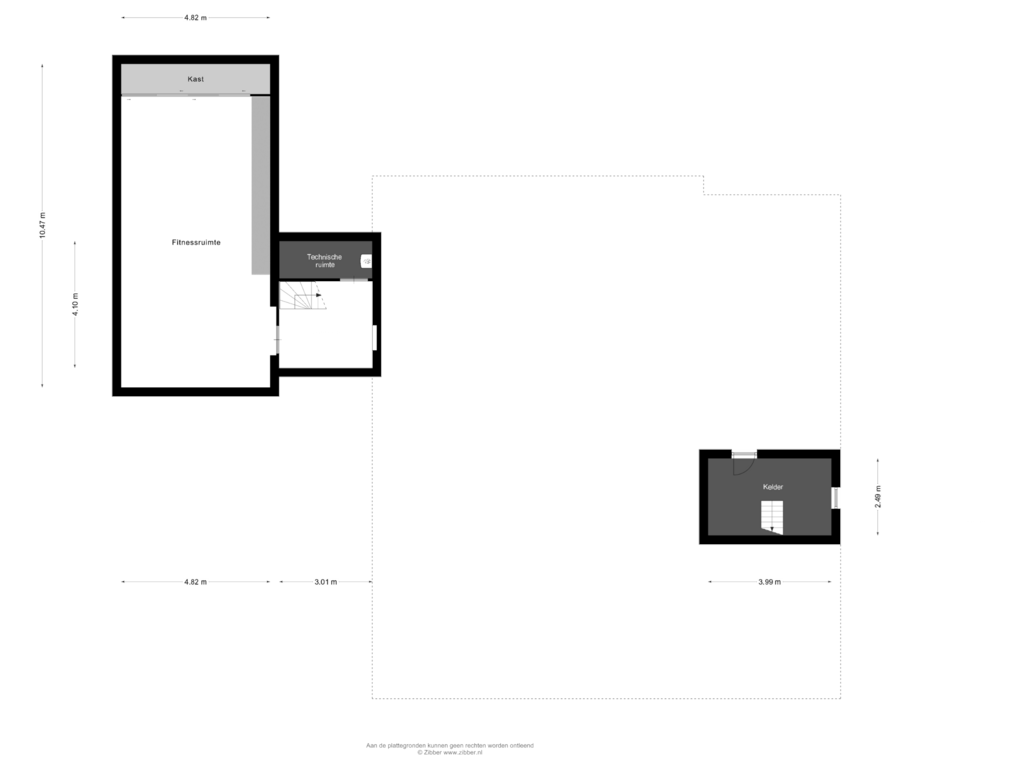 Bekijk plattegrond van Souterrain van Hoogegeest 51