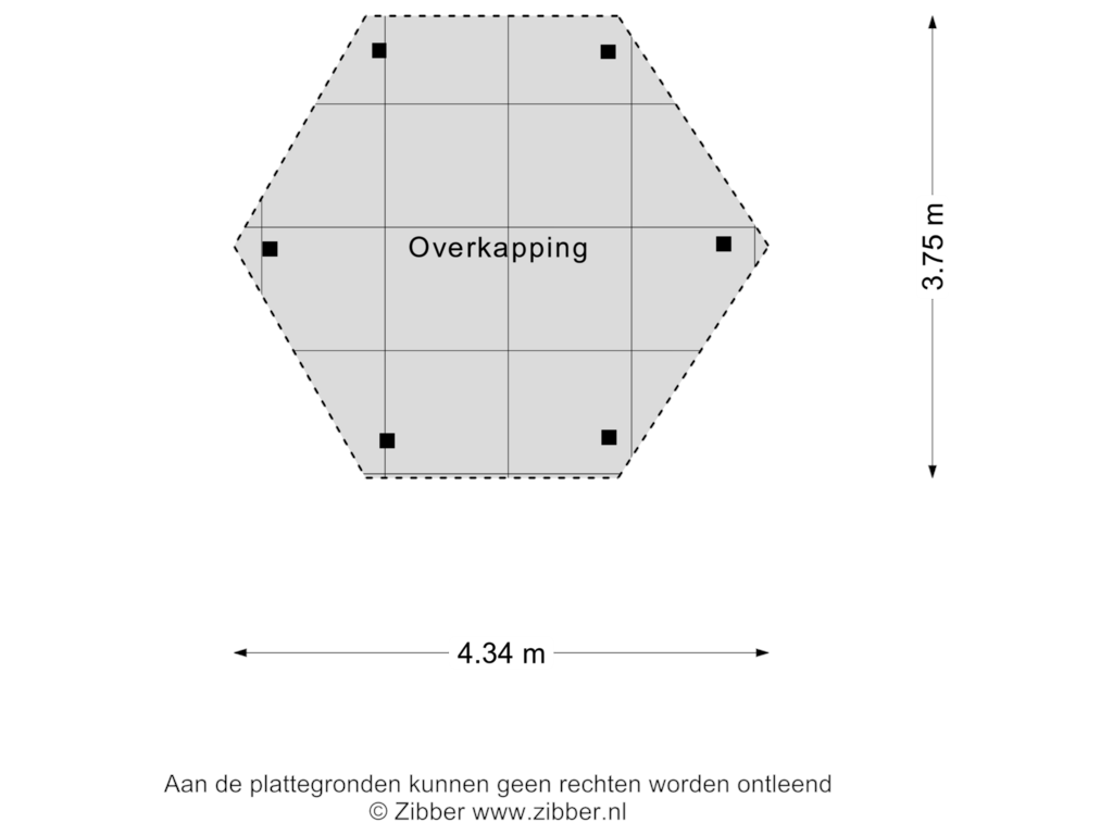 Bekijk plattegrond van Overkapping van Hoogegeest 51