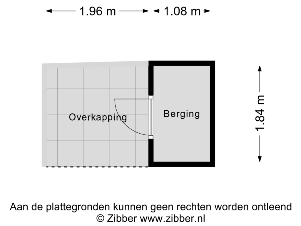 Bekijk plattegrond van Berging van Notweg 18