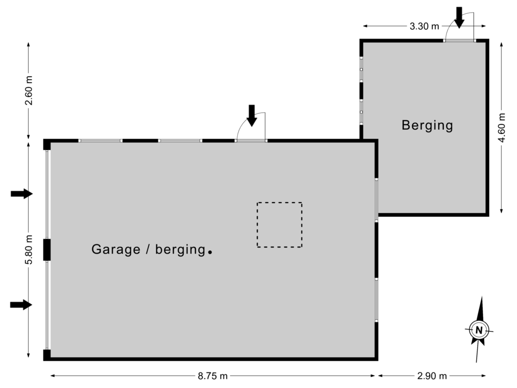 Bekijk plattegrond van Bijgebouw, BG van Haadwei 9