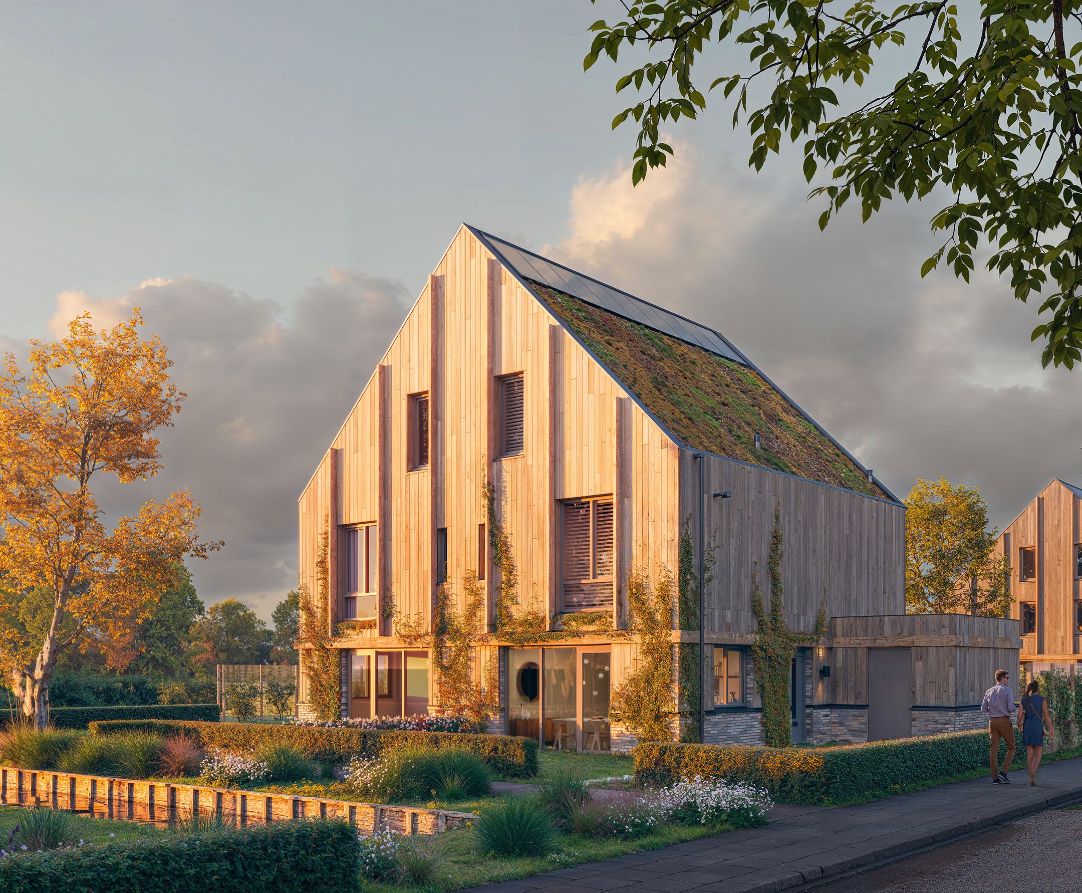 Twee-onder-een-kapwoningen type L (Bouwnr. 14), Zevenhuizen (ZH), 2761BC, Zuid-Holland, Nederland