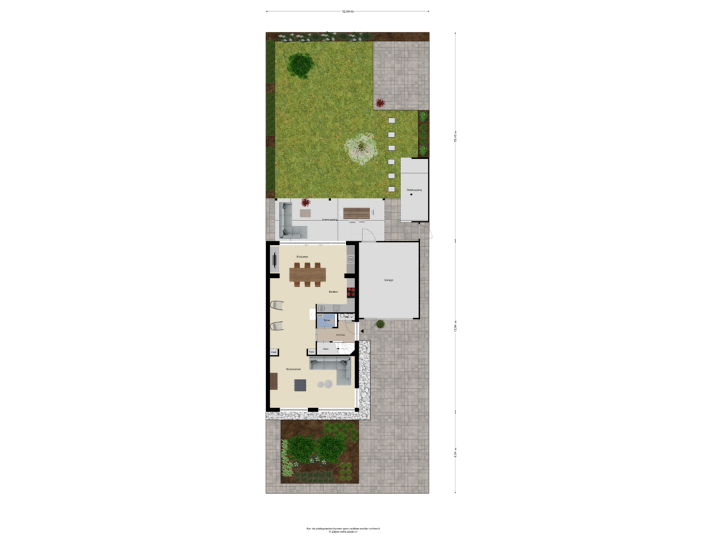 Bekijk plattegrond van Begane grond_tuin van Artilleriestraat 26