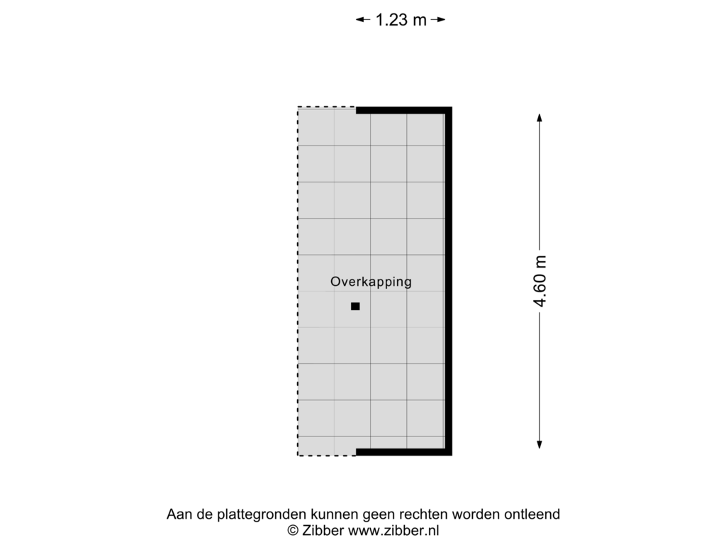 Bekijk plattegrond van Overkapping van Artilleriestraat 26