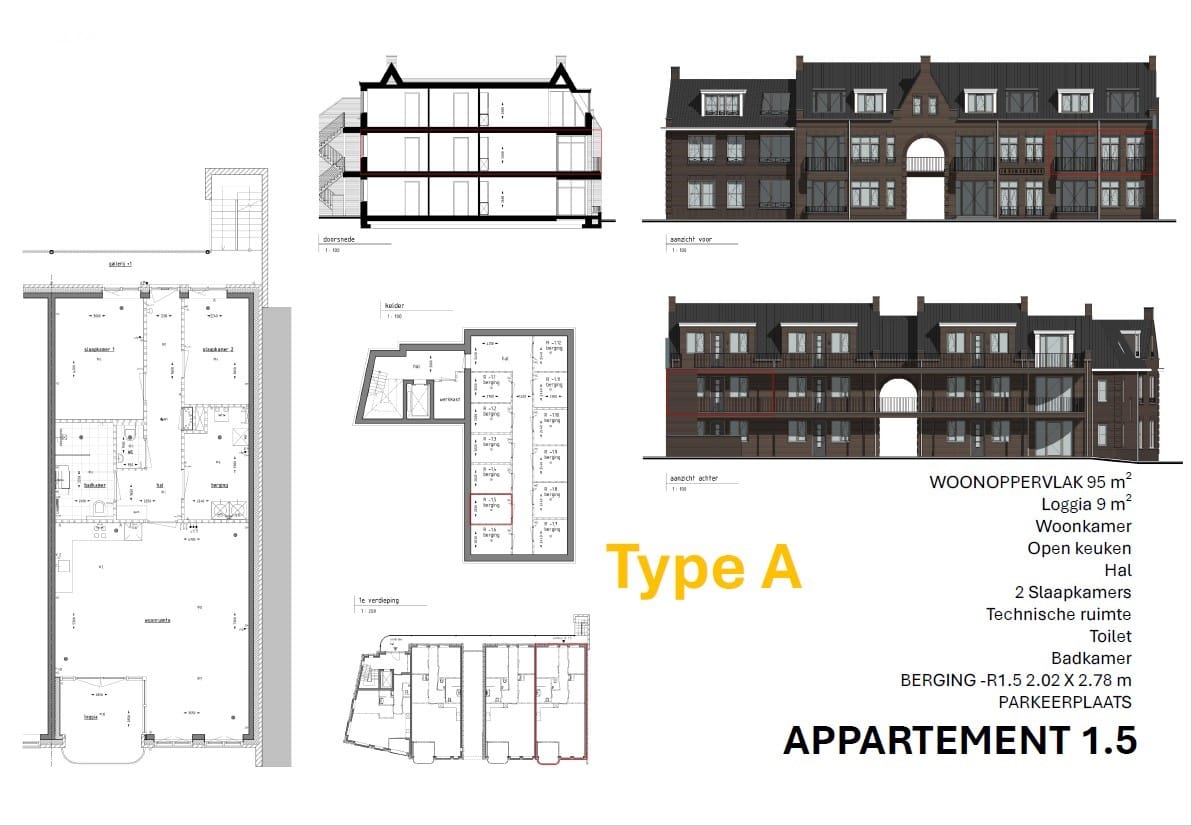 Appartement (Bouwnr. app 1.5)
