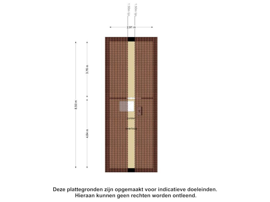 Bekijk plattegrond van Zolder van Reidlânswei 10