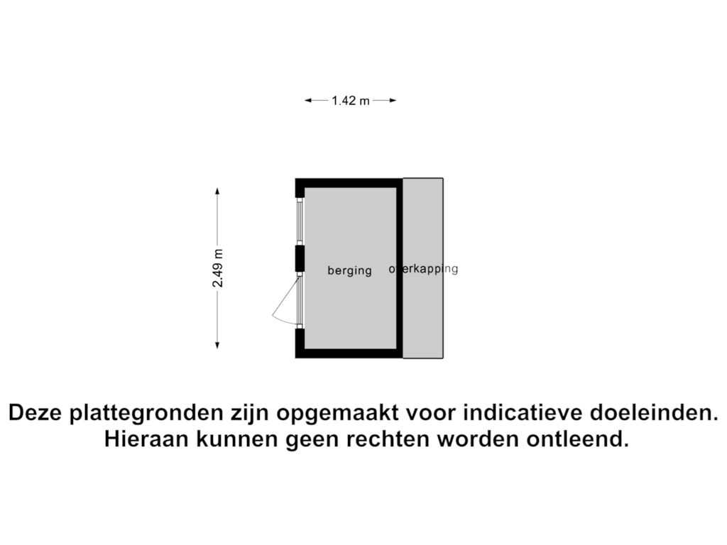 Bekijk plattegrond van Berging van Reidlânswei 10