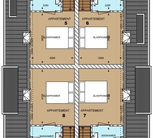 Bekijk foto 8 van 8 appartementen Mooieweg 11