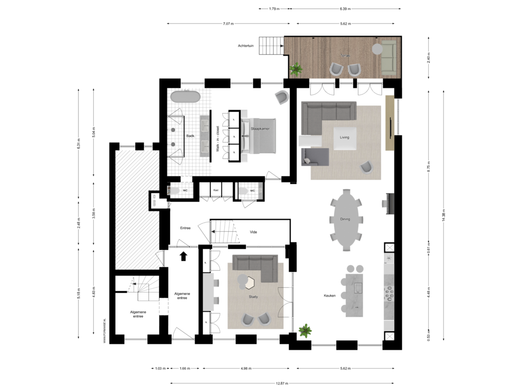 Bekijk plattegrond van GROUND FLOOR van Spaarndammerstraat 9-A