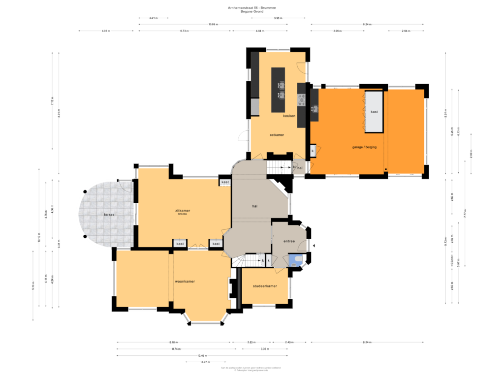 Bekijk plattegrond van BEGANE GROND van Arnhemsestraat 56