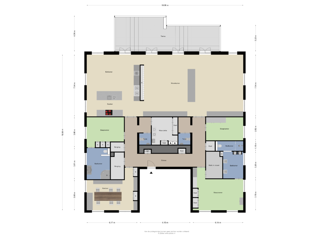 Bekijk plattegrond van Appartement van Noordereinde 6-D