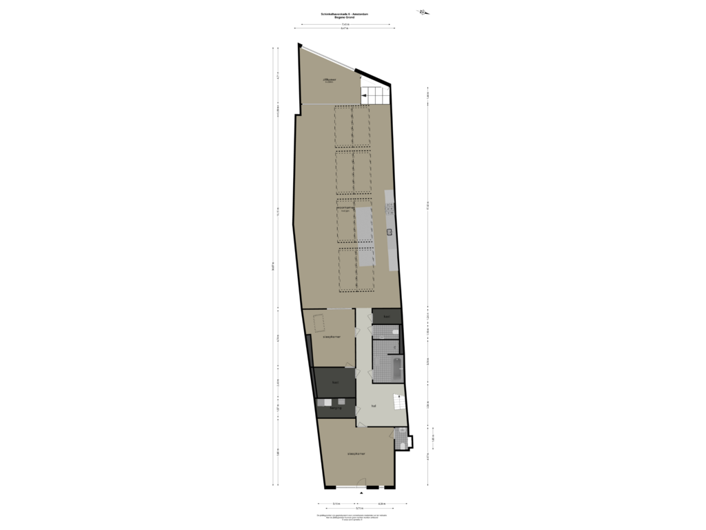 Bekijk plattegrond van BEGANE GROND van Schinkelhavenkade 6