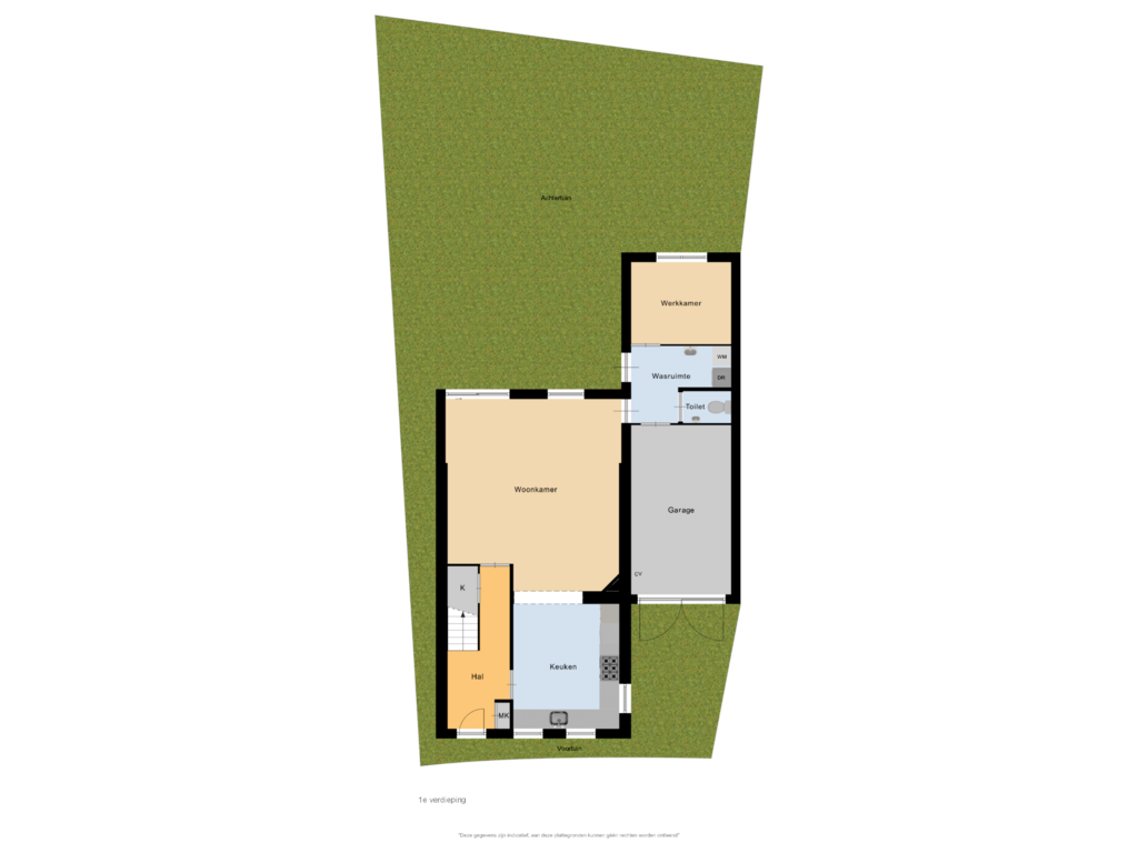 Bekijk plattegrond van Tuin van Hogeweg 206