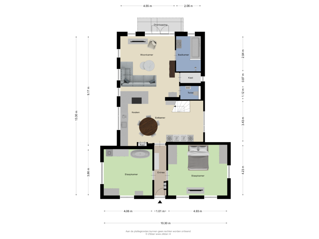 Bekijk plattegrond van Begane Grond van Molenweg 9