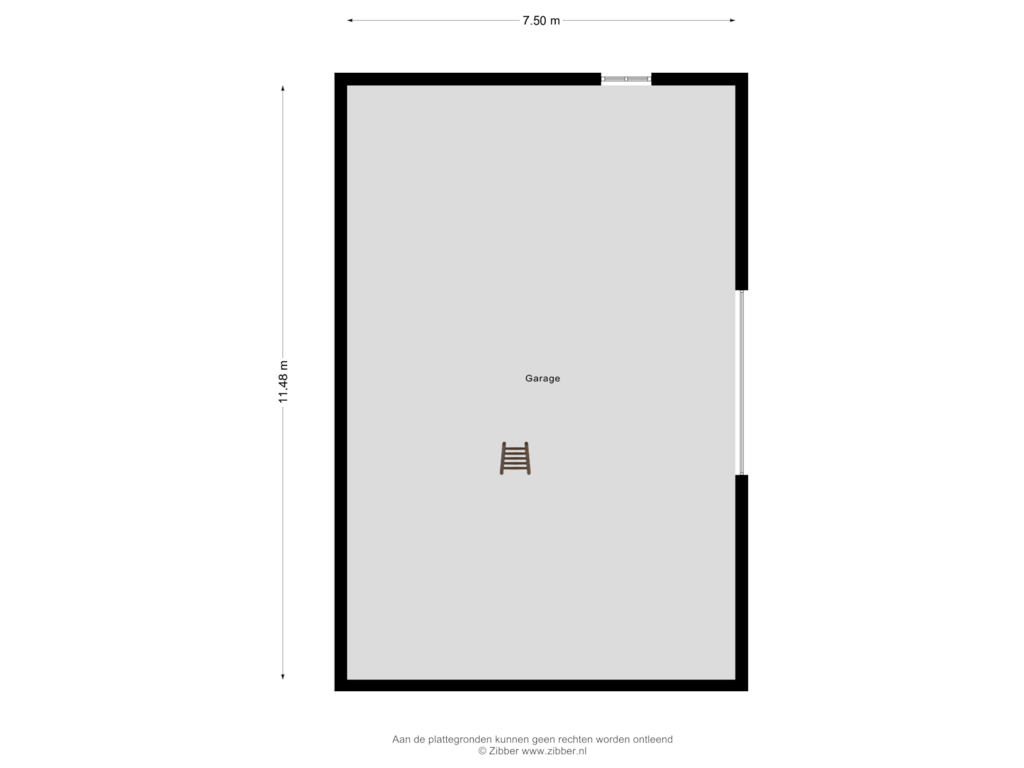 Bekijk plattegrond van Garage van Molenweg 9